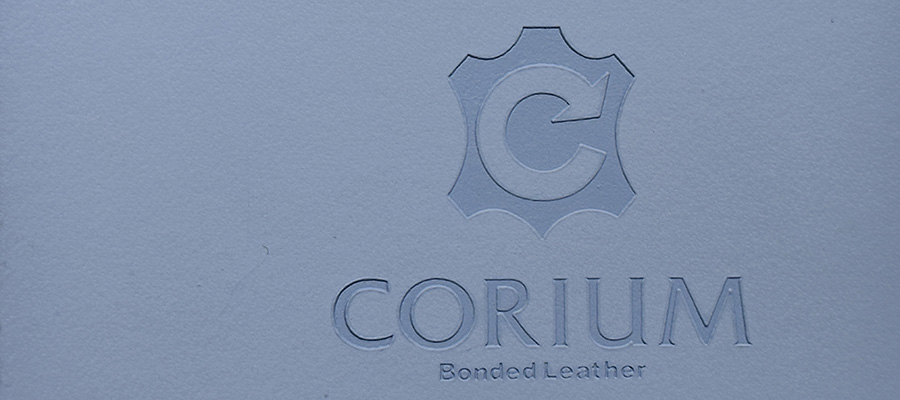 Corium bonded recycled leather