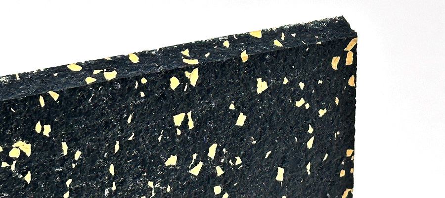 XCR5 rubber and cork composite flooring