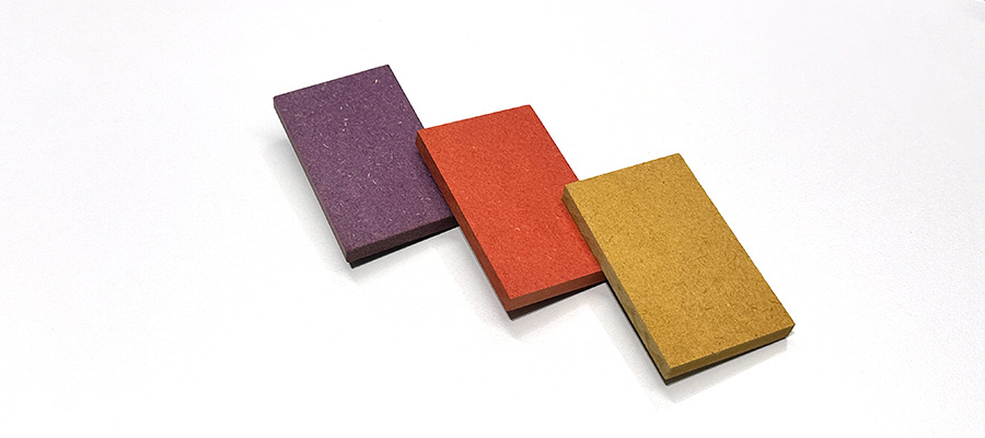 Valchromat® coloured wood fibre panels