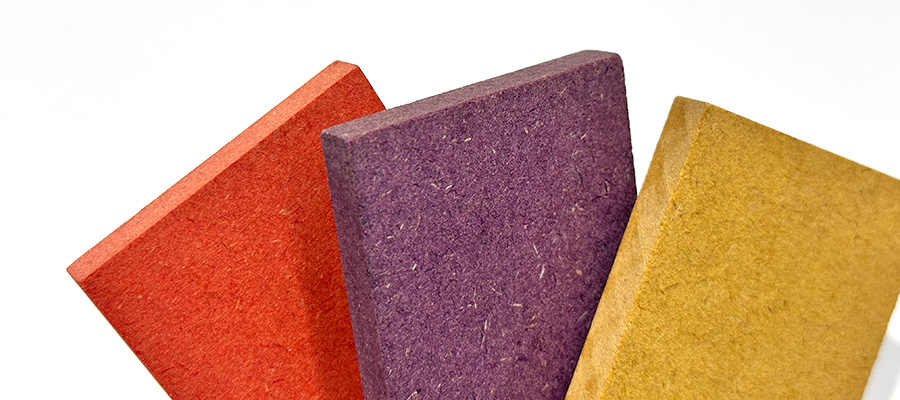 Valchromat® coloured wood fibre panels